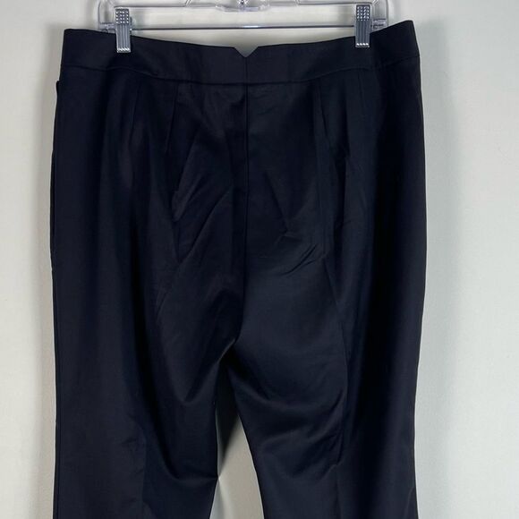 Faconnable Wool Trouser Pants Sz 12 NEW Office Lightweight Midrise Straight Leg - Picture 5 of 9